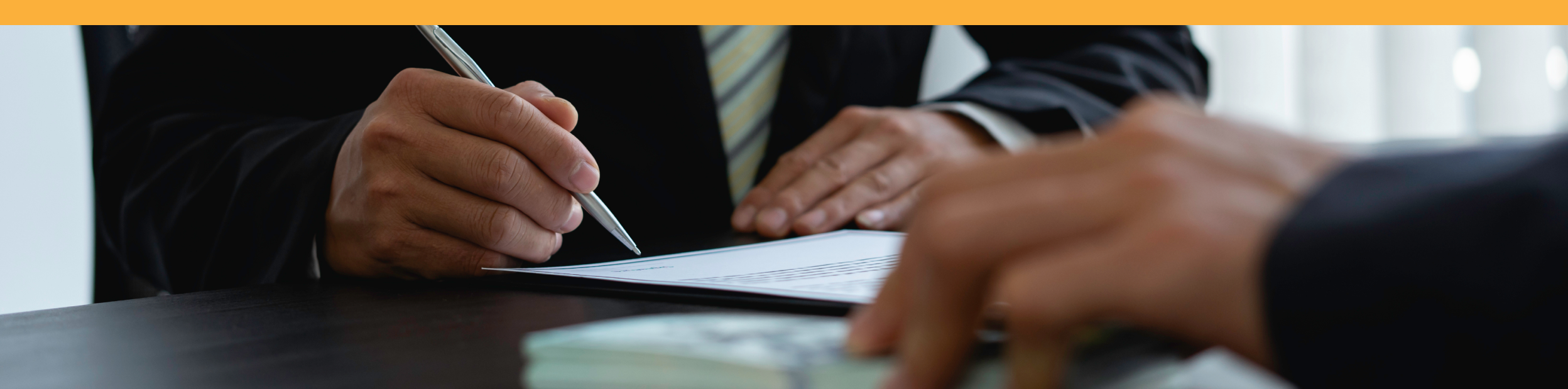 Person holding credit card